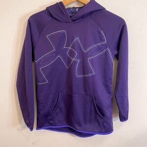 Under Armour Kid’s Cold Gear Purple Hooded Sweatshirt YXL